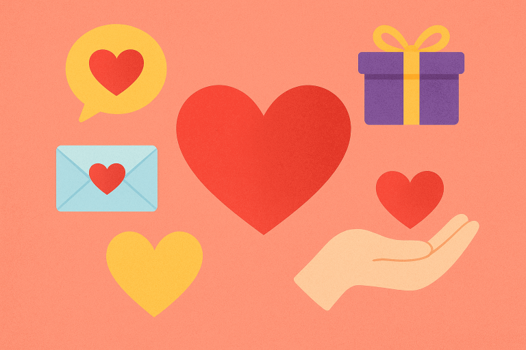 پنج زبان عشق: راهنمای کامل برای تقویت روابط عاطفی | مرکز مشاوره باران