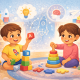 نقش بازی در رشد شناختی کودکان | مرکز مشاوره باران